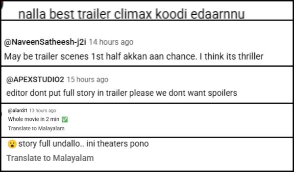 Mindiyum Paranjum trailer reactions