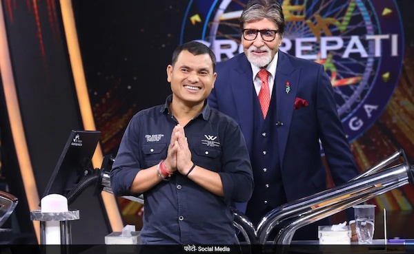 Mintu Sarkar and Amitabh Bachchan