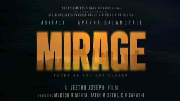 Mirage: Jeethu Joseph’s Asif Ali and Aparna Balamurali starrer gets a title; major updates out