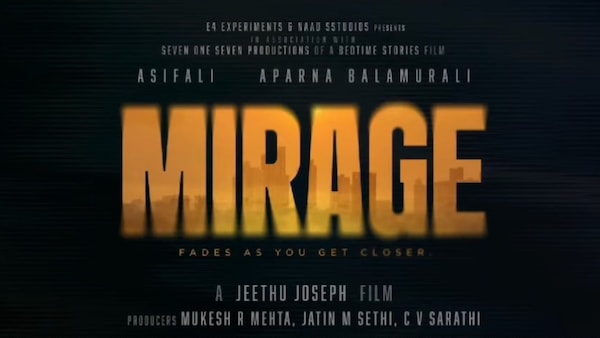 Mirage: Asif Ali, Aparna Balamurali’s film starts rolling; major updates out