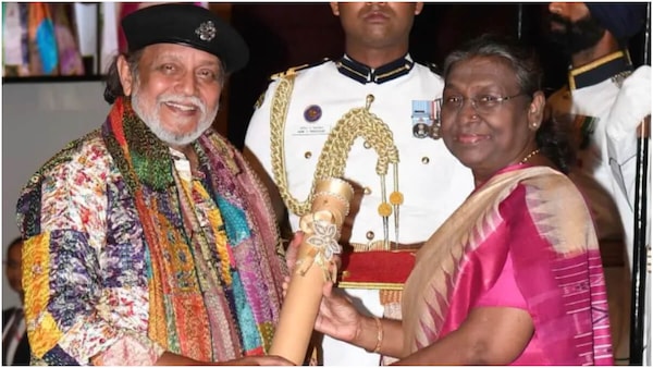 Mithun Chakraborty conferred Padma Bhushan Award from President Droupadi Murmu