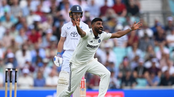Mohammed Siraj picked up 86/4 in the first inning. Image | ICC on X
