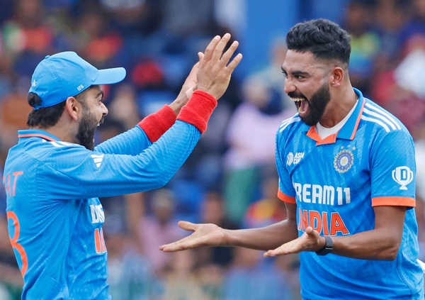 Mohammed Siraj took six wickets in Asia Cup 2023 final vs Sri Lanka. Image | BCCI on X