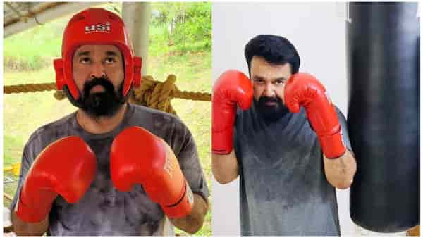 Mohanlal trains for Priyadarshan's boxing film at the sets of Jeethu Joseph’s 12th Man