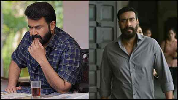 Mohanlal; Ajay Devgn in stills from Drishyam 3