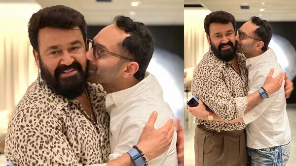 Mohanlal gets into ‘Aavesham’ mode with Fahadh Faasil; pictures win the internet