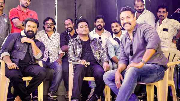 Mohanlal, AR Rahman and Rahman