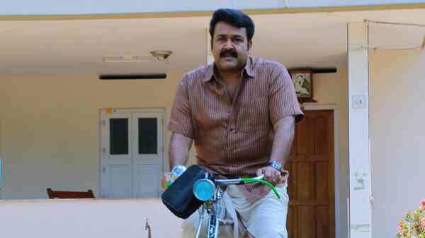 Mohanlal in a still from Drishyam