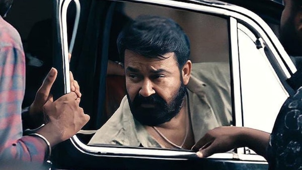 Mohanlal in a still from Thudarum.