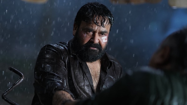 Mohanlal in a still from Thudarum
