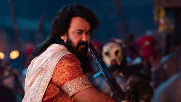 Mohanlal in a still from Vrushabha