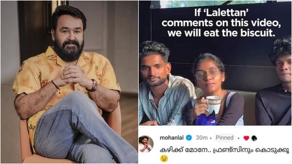 Mohanlal urged them to eat the biscuits and to distribute them among their friends.