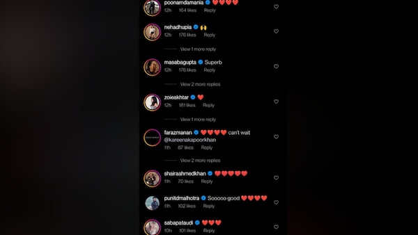 celebs that also have commented