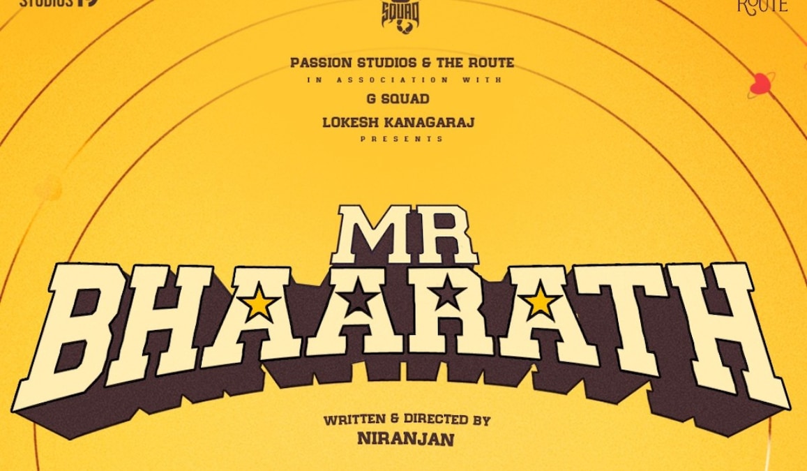 Lokesh Kanagaraj to produce Mr Bhaarath; check out the fun and quirky promo
