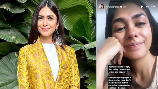 Picture of weeping Mrunal Thakur causes a stir online; fans show support