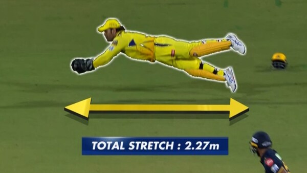 IPL 2024 - MS Dhoni's age-defying dive amazes CSK fans; 'He is 42' trends in India