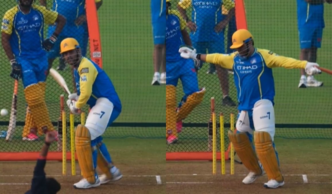 WATCH: MS Dhoni turns up intensity at CSK training camp ahead of IPL 2026