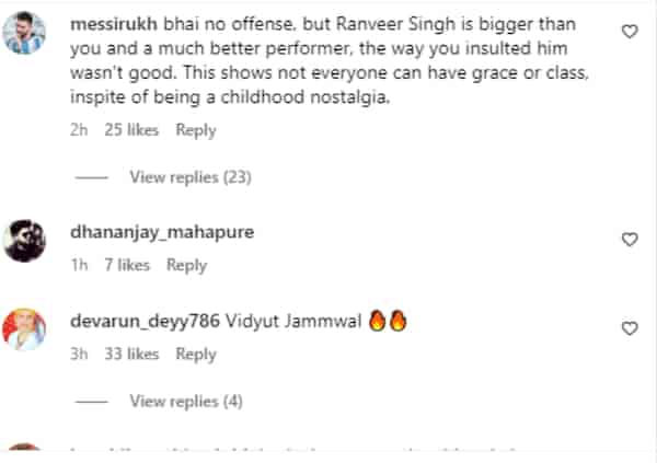 Fans reaction on Mukesh Khanna's post