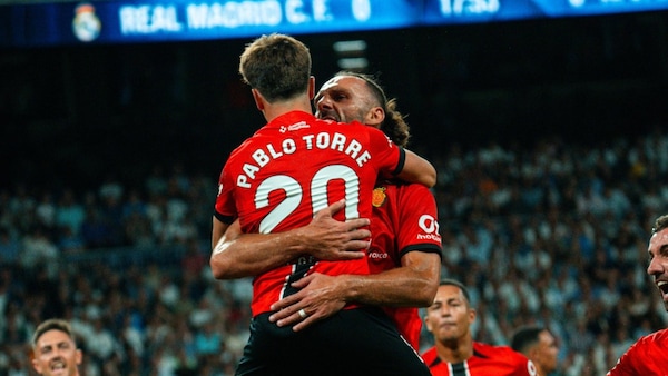 Muriqui scored early for Mallorca vs Real Madrid. Image | Mallorca on X