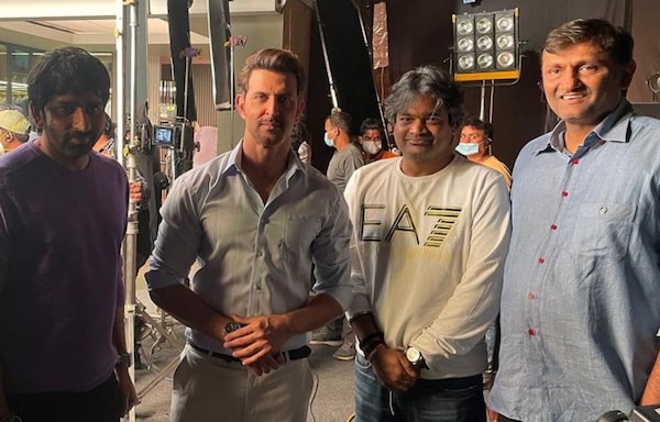 Mythri Movie Makers meet Hrithik Roshan, to discuss project with Prabhas and Siddharth Anand