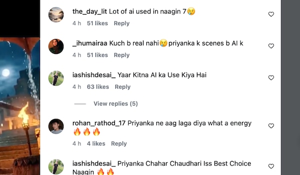 Naagin 7 reactions