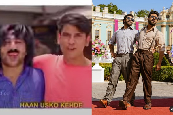 RRR: Watch Harsh Beniwal hilariously recreate Jr NTR-Ram Charan’s Naacho Naacho song