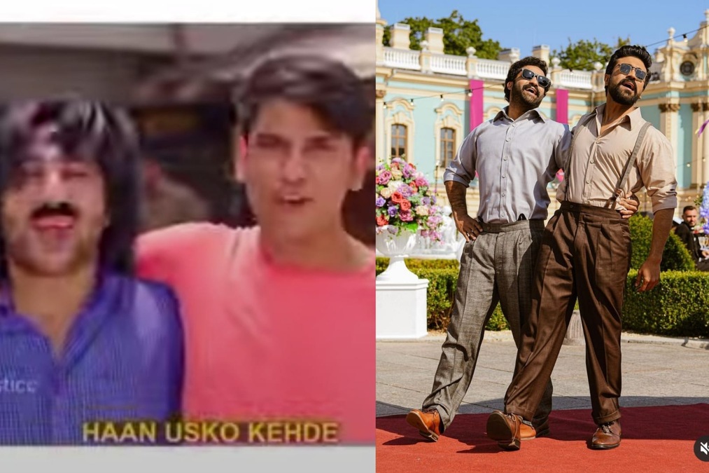 RRR: Watch Harsh Beniwal hilariously recreate Jr NTR-Ram Charan’s Nacho Nacho song
