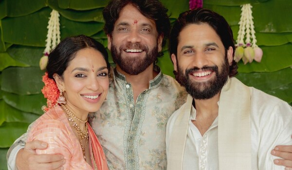 It's official: Naga Chaitanya and Sobhita Dhulipala are engaged! Nagarjuna shares post with announcement