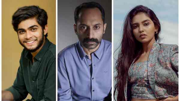 Naslen, Fahadh Faasil and Mamitha Baiju