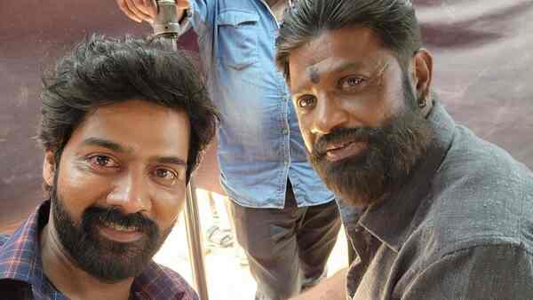 Veera Simha Reddy: Naveen Chandra's fanboy moment with Duniya Vijay on sets