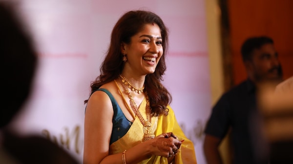 Nayanthara met the press post her wedding