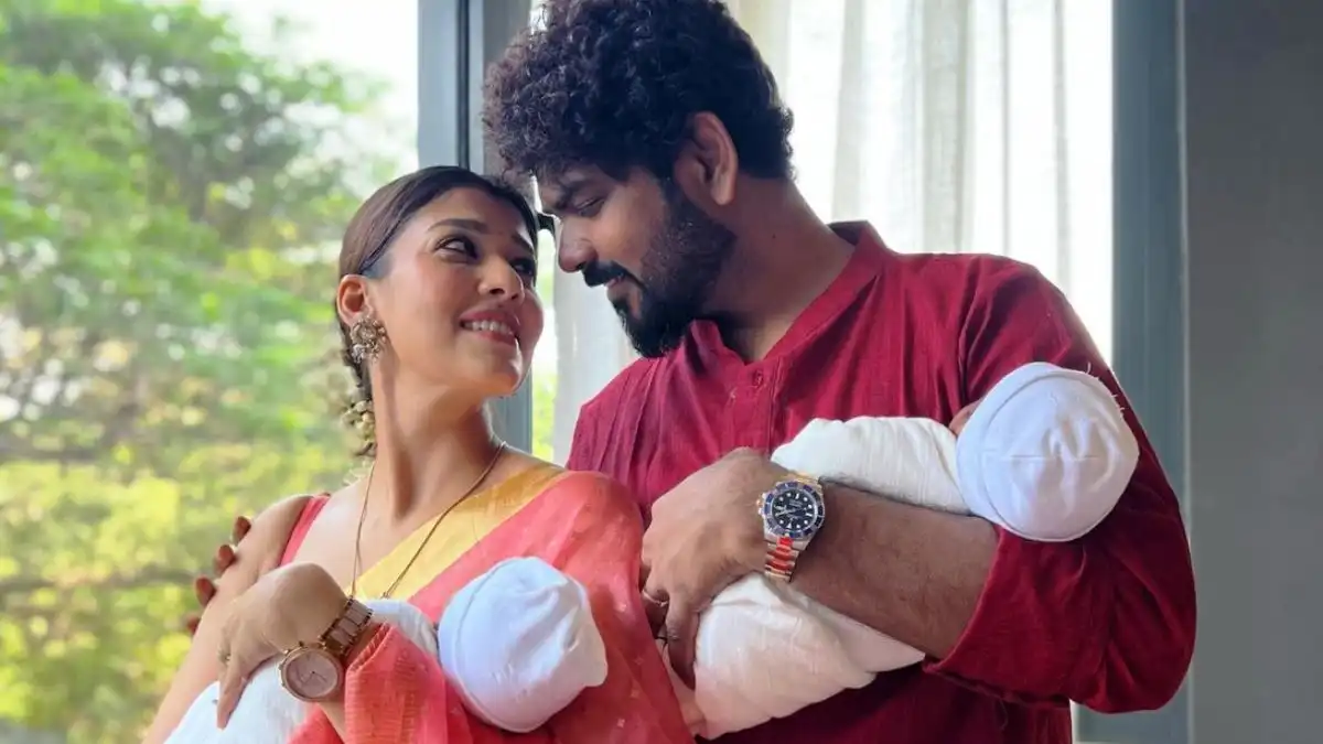 Nayanthara, Vignesh Shivan make first appearance as parents, post an adorable video to extend Diwali wishes