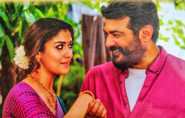 Nayanthara and Ajith Kumar in Viswasam