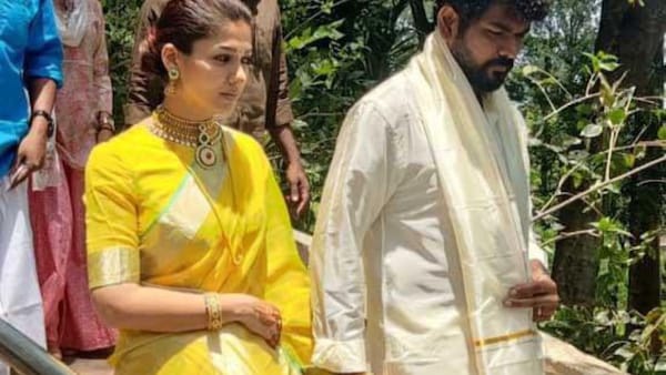 Nayanthara and Vignesh Shivan visit Tirumala a day after their wedding