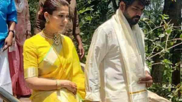 Nayanthara and Vignesh Shivn in Tirupati