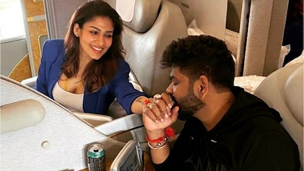 Nayanthara and Vignesh Shivan get romantic on the flight as they head to Spain