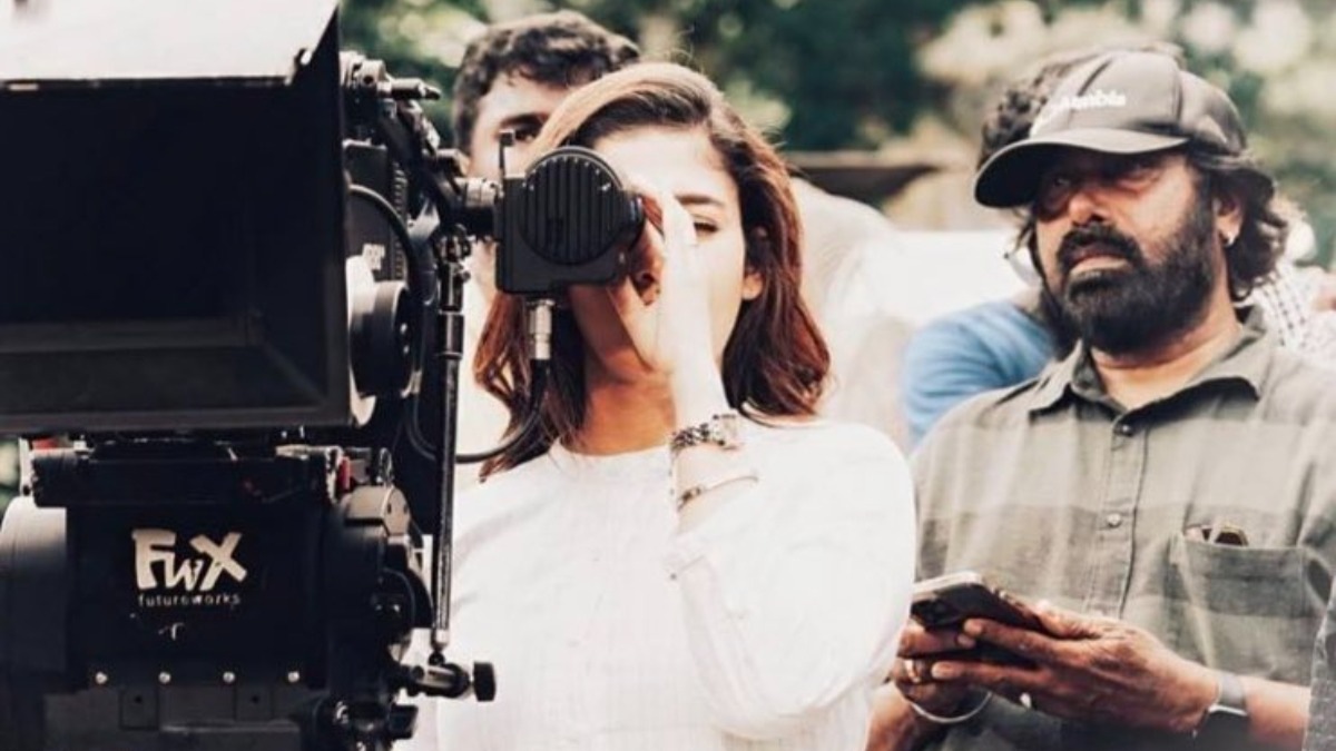 Nayanthara's picture from Mannangatti since 1960 set takes the internet by storm