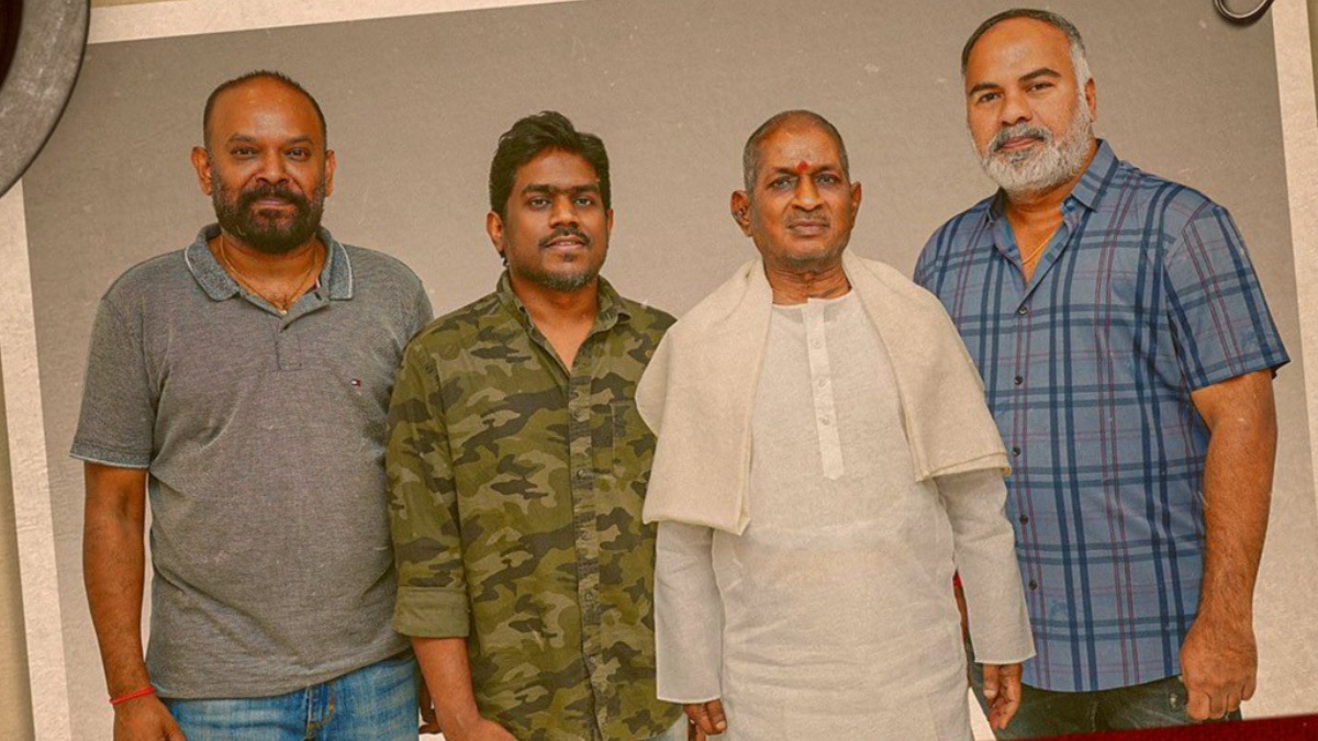 Ilaiyaraaja posts a video wishing success to Venkat Prabhu's Tollywood debut; the filmmaker says it is his Oscar moment