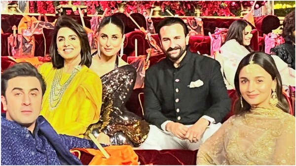 Anant Ambani-Radhika Merchant pre-wedding Day 3 - Neetu Kapoor shares fam-jam picture with Alia, Ranbir, Kareena and Saif