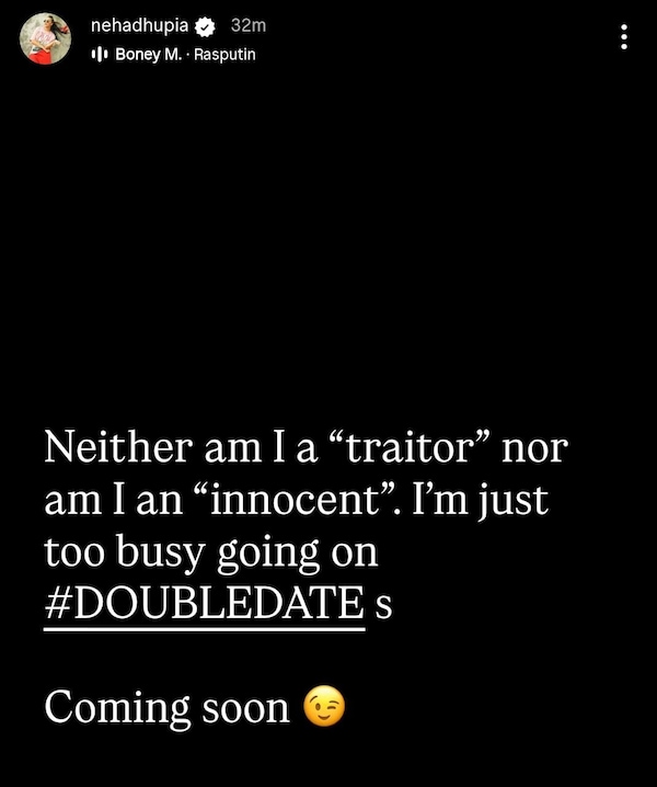 Neha Dhupia via Instagram