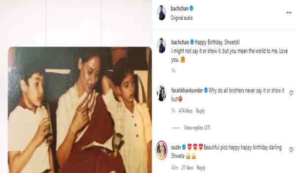 Netizens and Bollywood celebs reacted to Abhishek Bachchan's post