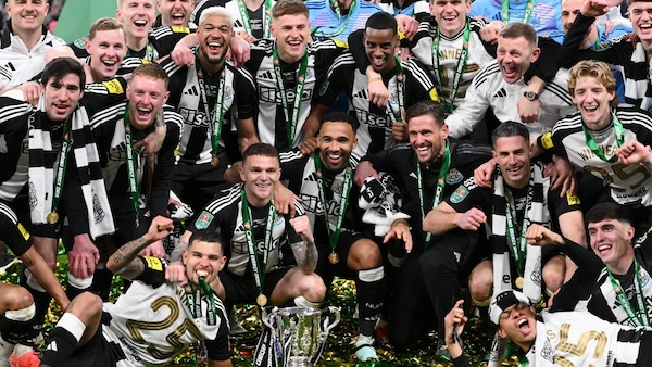 Newcastle United ends 70-year trophy wait in Carabao Cup final. Image | Newcastle United