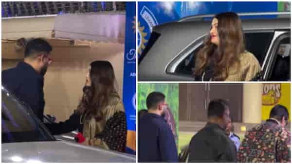 Aishwarya Rai Bachchan, Abhishek Bachchan arrive in separate cars at Aaradhya’s school function amid rift rumours