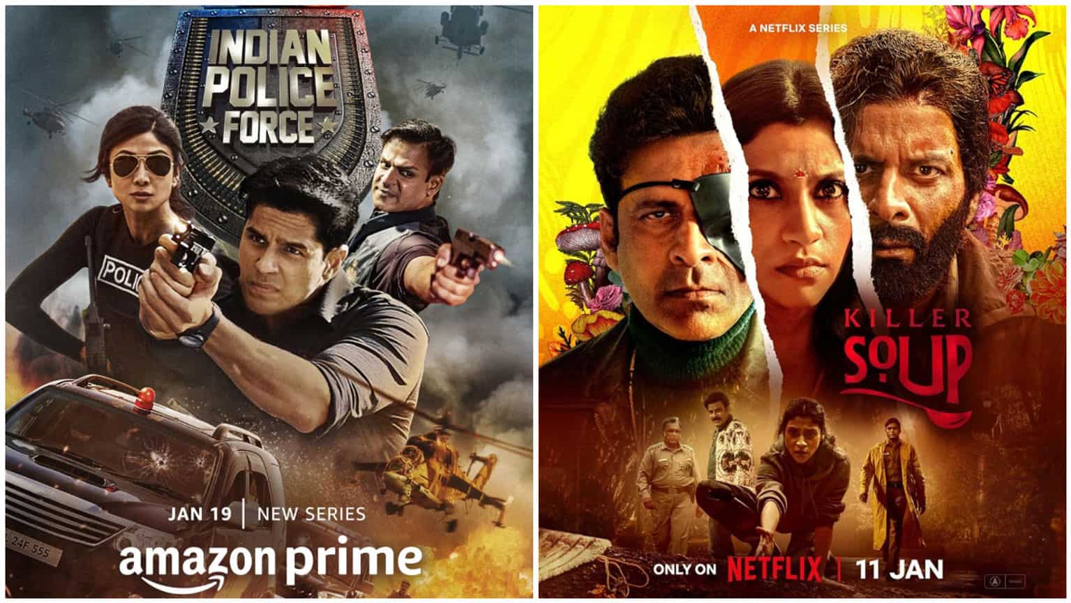 6 mostawaited January 2024 OTT releases (Hindi) Indian Police Force