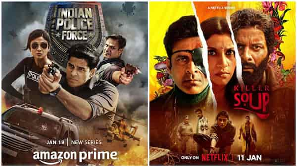 6 most-awaited January 2024 OTT releases (Hindi) - Indian Police Force, Killer Soup and more