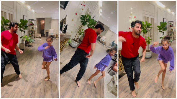 Ayushmann Khurrana, his daughter dance with Fighter spirit on Sher Khul Gaye – Watch viral video