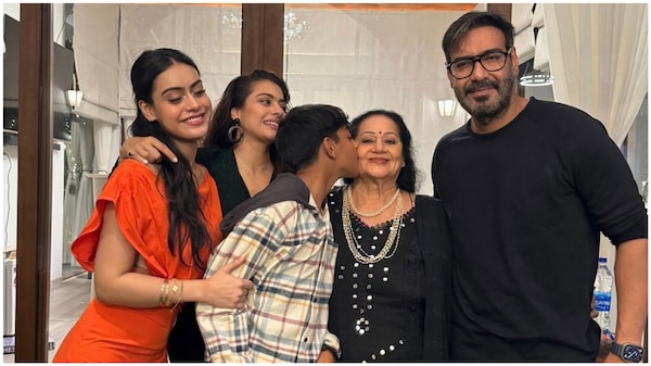 Ajay Devgn shares family photo on his mother’s birthday, says, ‘Your love is the guiding light, Maa’