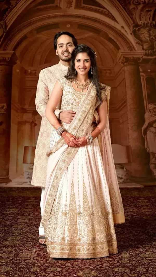 Anant Ambani and Radhika Merchant. (Image Credit: Reliance Press Statement)