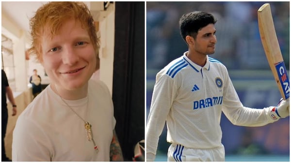 Ed Sheeran plays cricket with Shubman Gill in Mumbai and no one can keep calm!