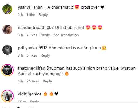 Instagram reactions on Shubman Gill, Ed Sheeran viral photos.